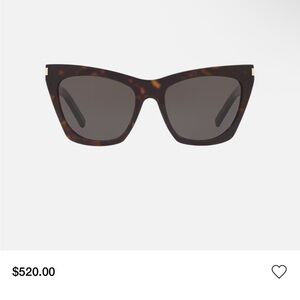 Saint Laurent Tortoise Shell Sunglasses